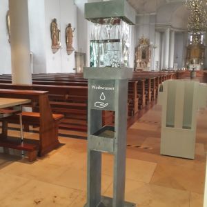 CBW GMBH - Caritas - Kontaktloser Weihwasserspender - Bistum Münster - Katholischee Kirche Münster - Pfarrer Bertholt Kerkhoff